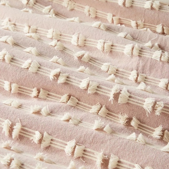 New Anthroplogie textured Marieka Shams Mauve - Picture 3 of 3